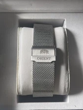 ORIENT 21mm mesh Shark Style Strap Bracelet Band Stainless Steel BARGAIN!