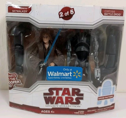 Star Wars Legacy Collection Anakin Skywalker & Cortosis Walmart Exclusive NIB