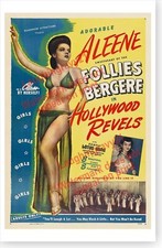 Sexploitation Burlesque Hollywood Revels Follies Bergere 1946 Movie Poster