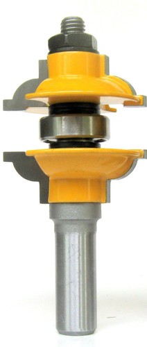2 pc 1/2" SH Entry & Interior Door Round Over Matched R&S Router Bit Set - Picture 4 of 11