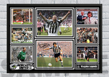 Newcastle United Legends A4/A3 Football Memorabilia/Collectable signed #266