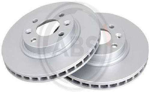 2x Original A.B.S. Brake Disc 18316 for Dacia Renault Smart