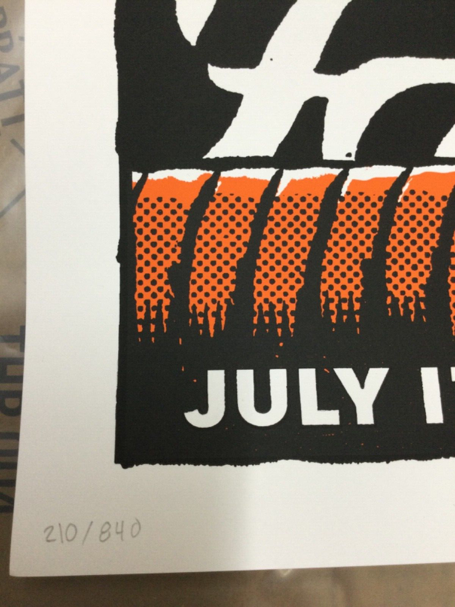 FOO FIGHTERS NEW YORK JULY 17 POSTER CITY FIELD LIMITED