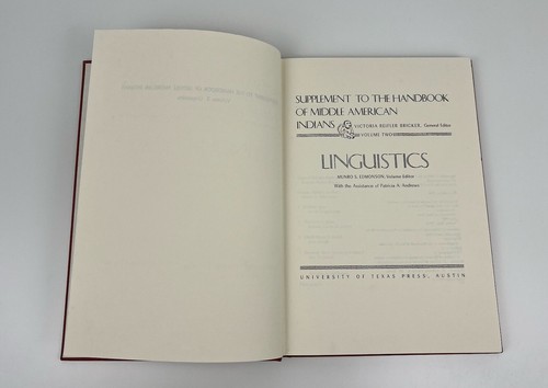 Supplement To The Handbook Of Middle American Indians - Linguistics - Picture 7 of 9