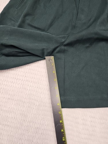 Vintage Liz Sport Shorts Womens 6 Pleated Front Green High Rise - Picture 2 of 8