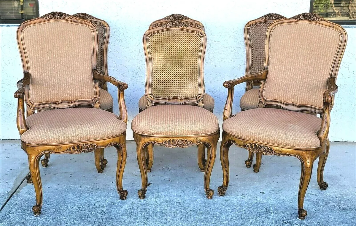 Henredon cane back chairs sales