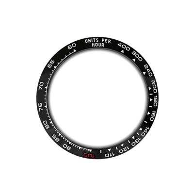 37.65*30.7MM Ceramic Ring Mouth Digital Outer Ring Mouth for NH35/NH36 Movement