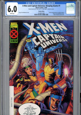 X-Men & Captain Universe: Sleeping Giants #1 (1994) Marvel CGC 6.0 Male Version