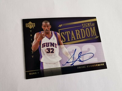 AMARE STOUDEMIRE 2005 Upper Deck SIGNS OF STARDOM #SI-AS AUTOGRAPH PHOENIX SUNS