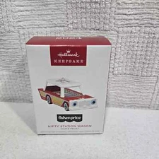 Hallmark 2024 Fisher Price NIFTY STATION WAGON Ornament ~ NMIB