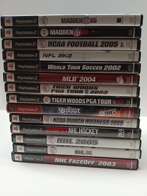 Gros Lot De 14 Jeux PS2 – Avec Boîtes Et Notices – PAL / FR (état Correct)