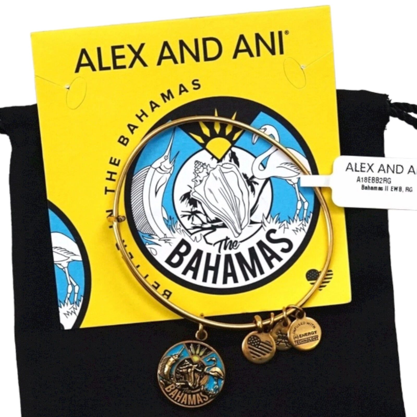 STONE ISLAND Bracciale Charm Alex e Ani Le Bahamas II