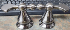 Polished Nickel Faucet Handle X2 TWO Pair