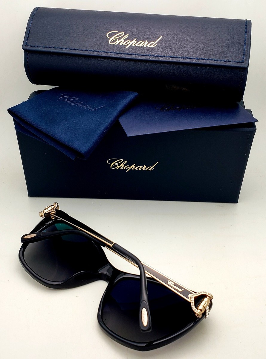 CHOPARD Sunglasses SCH232S 700P 55-18 Black & Gold Frames  display picture 1