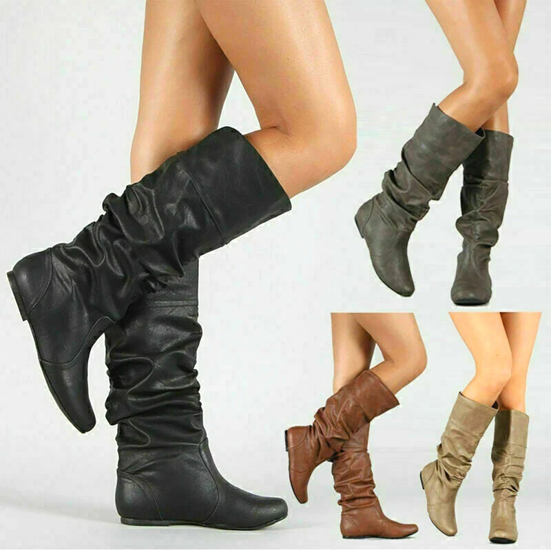 Ladies extra wide calf best sale boots
