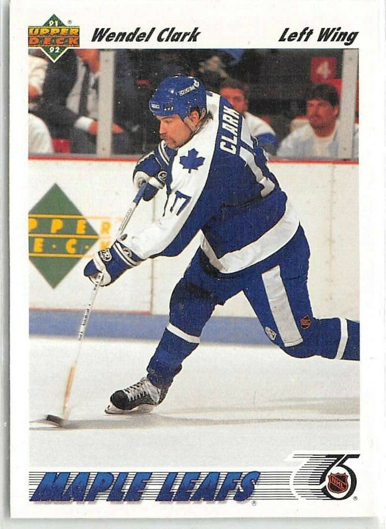 1991-92 Upper Deck #386 Wendel Clark | eBay