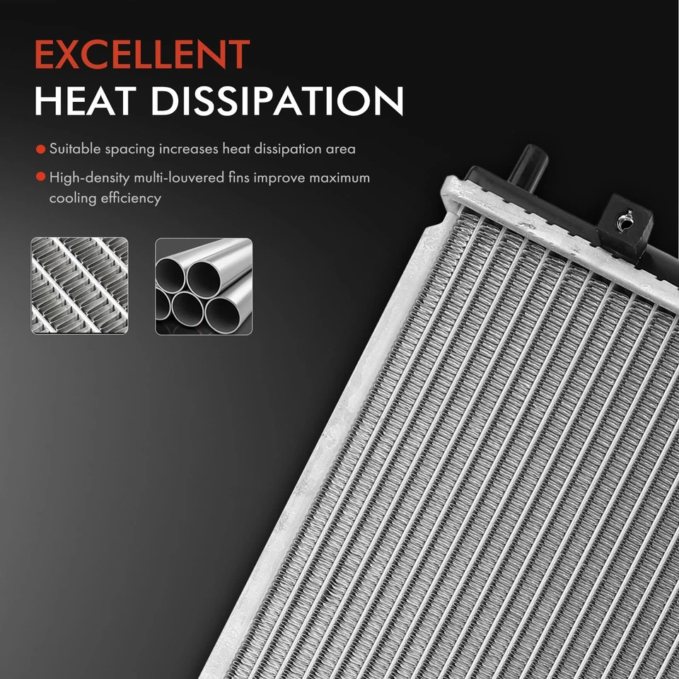Automatic Trans Radiator w/ Trans Oil Cooler for Mitsubishi Eclipse 2006-2012 - Image 4 of 4