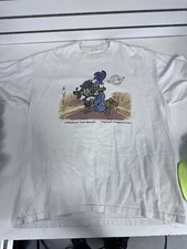 VTG Single Stitch Y2K Road Runner Wile E. Coyote Warner Bros Mens L BHN