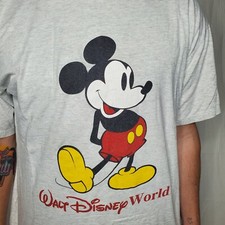 Vintage Disney Designs Mickey Mouse Walt Disney World T-Shirt XLarge Made in USA