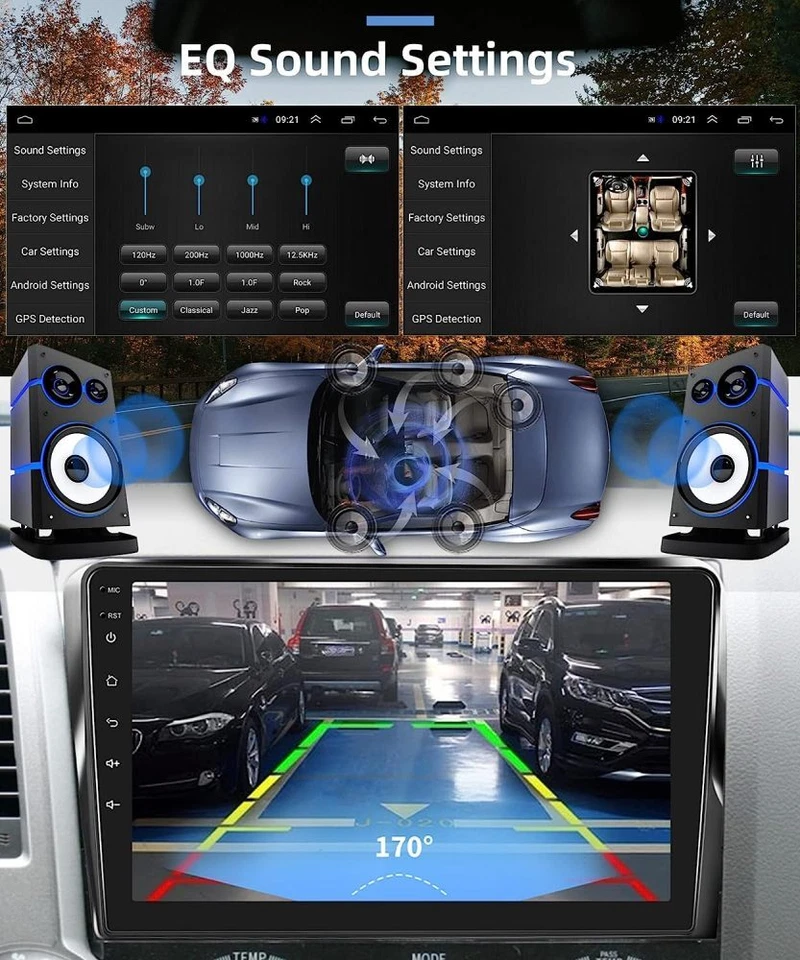 Radio de coche Android para Toyota Tundra 2007-2013 Sequoia 2008-2019 reproductor GPS + cámara Foto 4 de 4