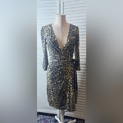 Express Leopard Print Wrap Dress. NWT. Small