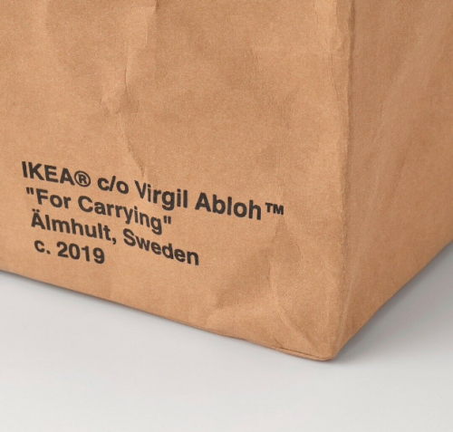 IKEA X VIRGIL ABLOH OFF WHITE “SCULPTURE” LARGE BAG LIMITED IKEA X VIRGIL ABLOH OFF WHITE “SCULPTURE” LARGE BAG LIMITED