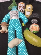 Dammit Doll and Fantastic Friends + (Stress Ball Lot) See Description