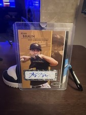 2005 Justifiable Just GOLD Ryan Braun ROOKIE RC AUTO Autograph Rare /25 Sealed
