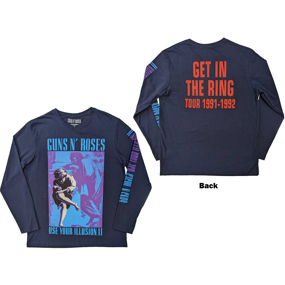 Guns N Roses - Get In The Ring Tour '91-'92 - Long Sleeve Navy