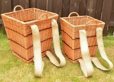 Rückentragekorb 2 Großvarianten! Heukorb Kiepe Weide Huckelkorb Rückenkorb