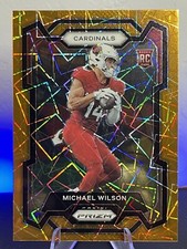 2023 Panini Prizm Michael Wilson ORANGE Velocity Prizm RC #303 Cardinals Rookie!