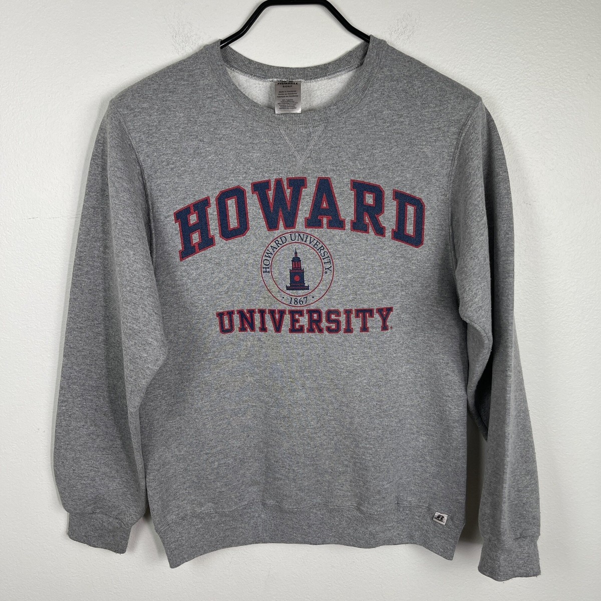 Vintage Howard University Men Small Russel Athletic Spellout Bison