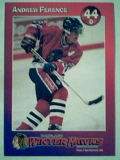 ANDREW FERENCE  97/98 PORTLAND WINTERHAWKS AUTHENTIC PRE-ROOKIE CARD 