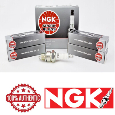 Set of 4 Genuine NGK 7331 BP6HS Nickel Spark Plugs
