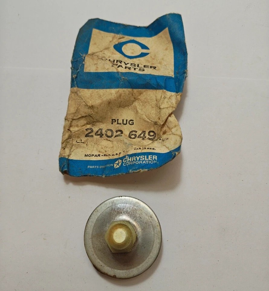 1962-1964 Dodge Chrysler Plymouth Newport Engine Block Core Plug 2402649 NOS - Image 3 of 4