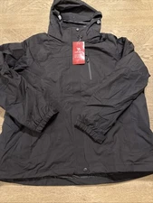 Camel Crown Womens Waterproof Ski Jacket Thicken Winter Snow Sz: XXL Black