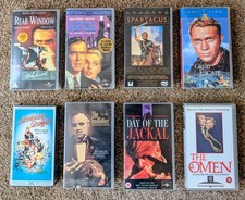 VHS x 8 Classic Movies from 50s/60s/70s Job Lot