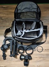 Canon EOS Rebel XS 35MM Camera Bundle Lens Case Accessories New Batteries