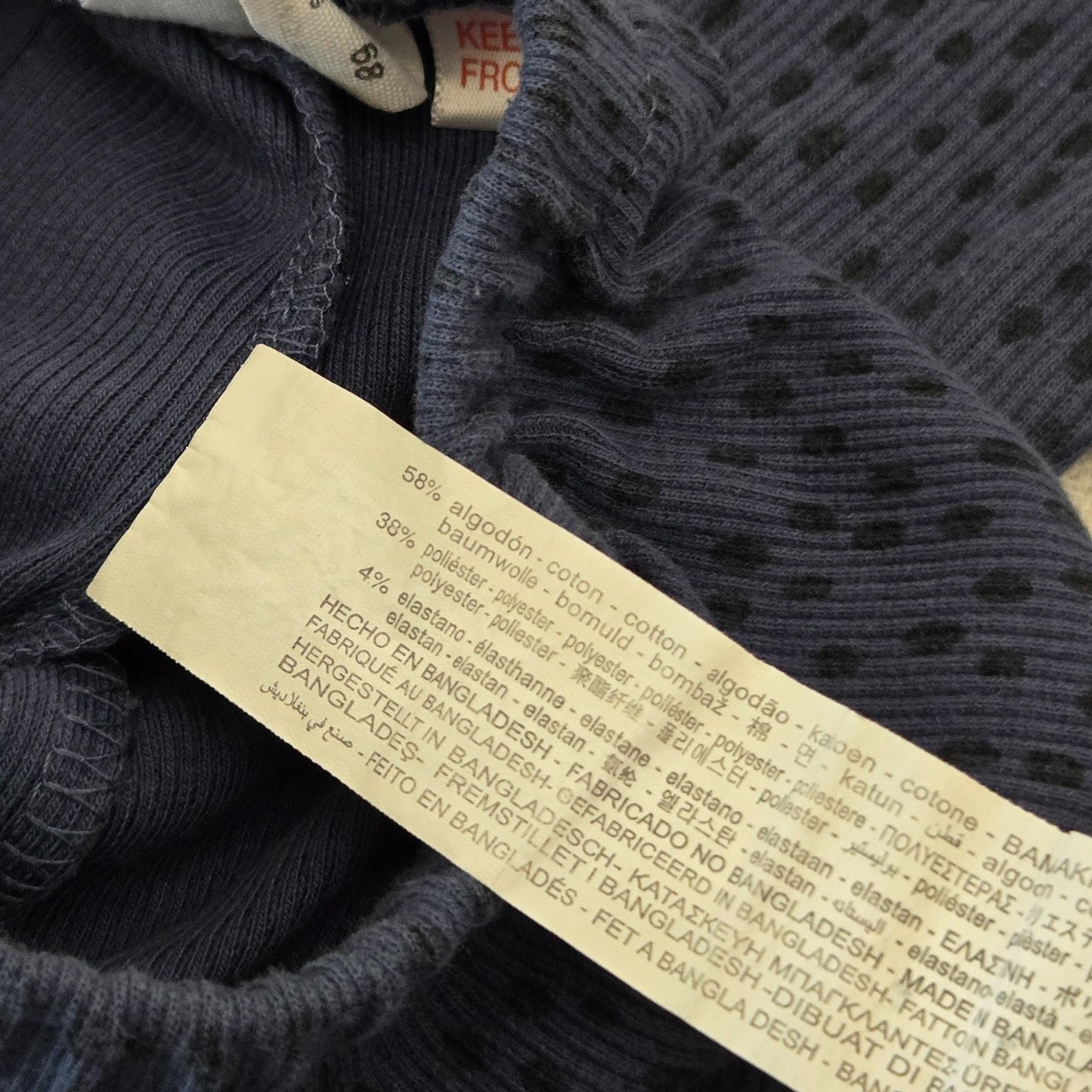 ZARA Navy Blue 2-Piece Set (Top & Pants), Size 3-6 Months (68cm) thumbnail 3