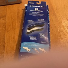 PowerStep Insoles Arch Pain Relief Orthotics M 9.95/W 11-11.5 NEW/ Damaged Box