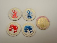 Lot of 5 Vintage Hawaiian Pog Milkcap POI POURRI ORIGINALS Foil