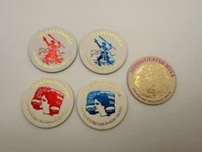 Lot of 5 Vintage Hawaiian Pog Milkcap POI POURRI ORIGINALS Foil