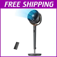 120° Oscillating Floor Fan with DC Motor, Remote Control