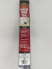 M-D Garage Door Seal Black 87643 Universal 9' Aluminum Channel & Vinyl Insert