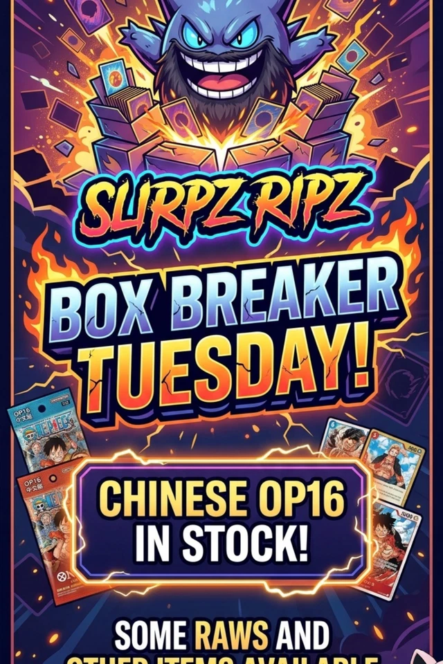 $1 starts BOX BREAKS! OP16 , POKEMON AND MORE!