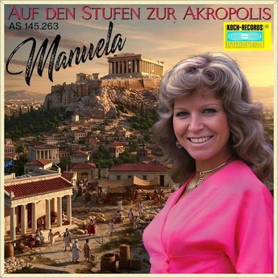 7'' MANUELA Auf den Stufen zur Akropolis/Tanz auf dem Vulkan KOCH 1986 NEUWERTIG!