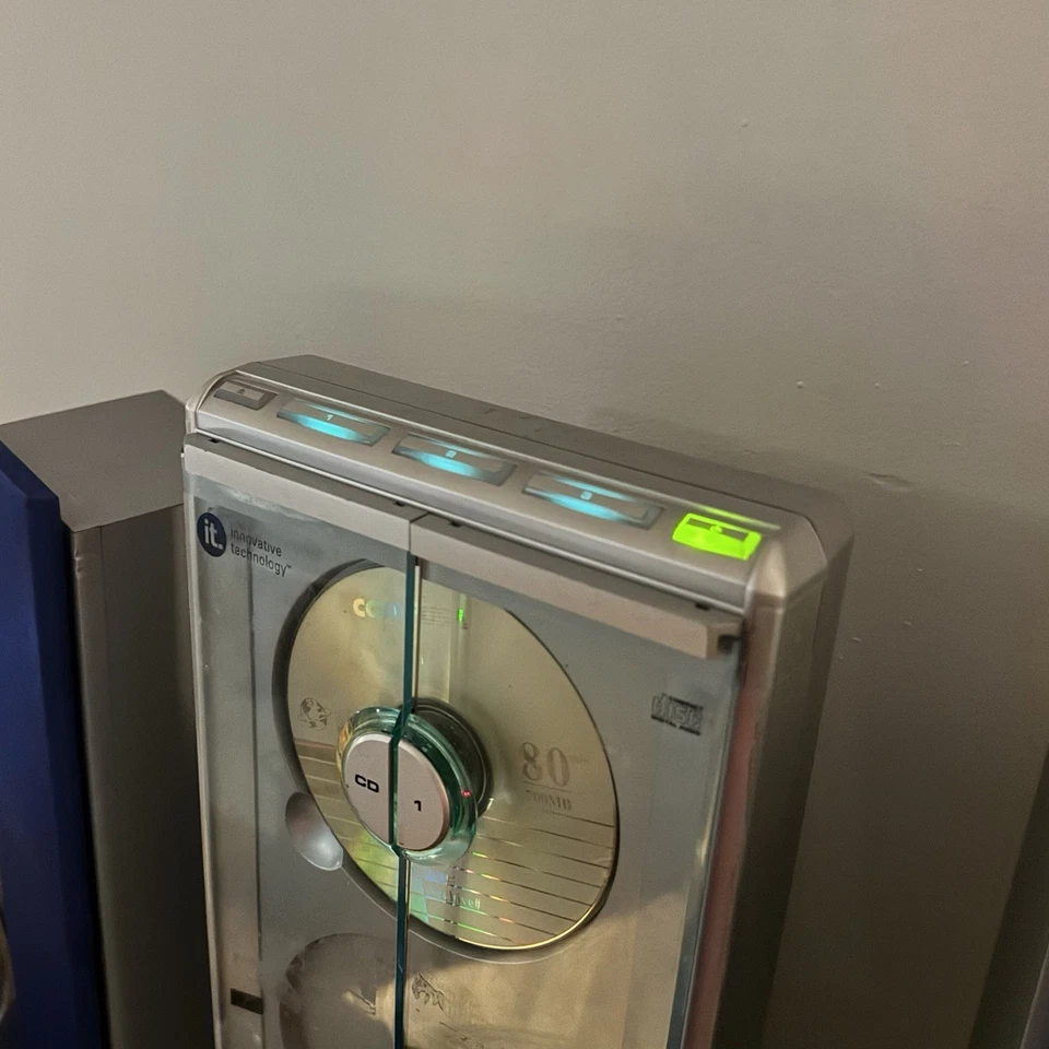 Sistema estéreo JWIN VTG 3 3 CD – Leitor de CD antigo – TESTADO – LEIA A DESCRIÇÃO - Imagem 3 de 4