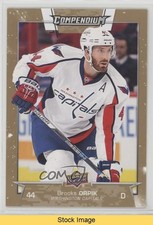 2017-18 Upper Deck Compendium Gold Brooks Orpik #569 READ a3q