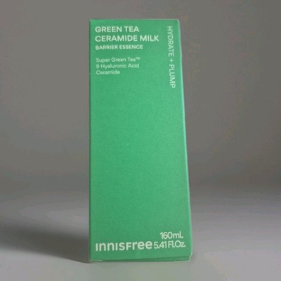 Innisfree Green Tea Ceramide Milk Essence 160mL Face Moisturizer Unisex White