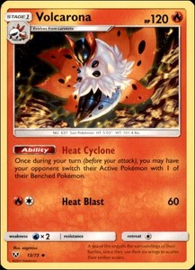 Volcarona 13/73 Shining Legends Uncommon Pokémon TCG